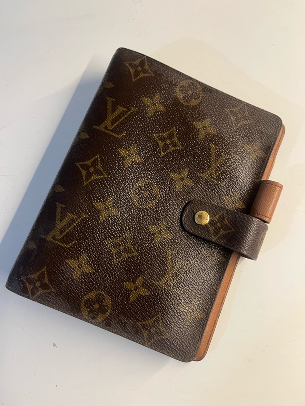 MM Louis Vuitton Monogram Canvas Agenda Cover in Monogram
